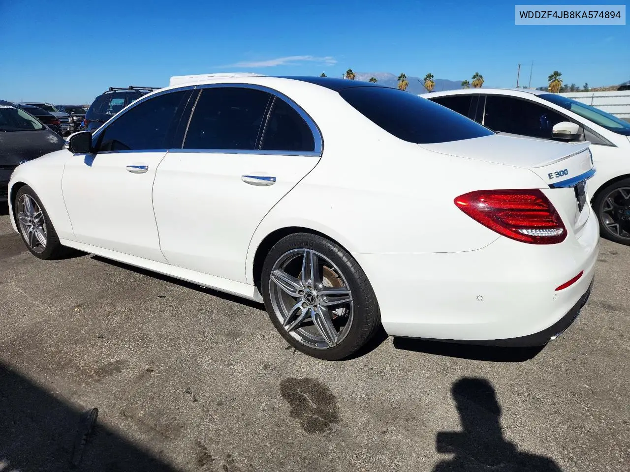 2019 MERCEDES E-KLASSE VIN WDDZF4JB8KA574894 — фото 2