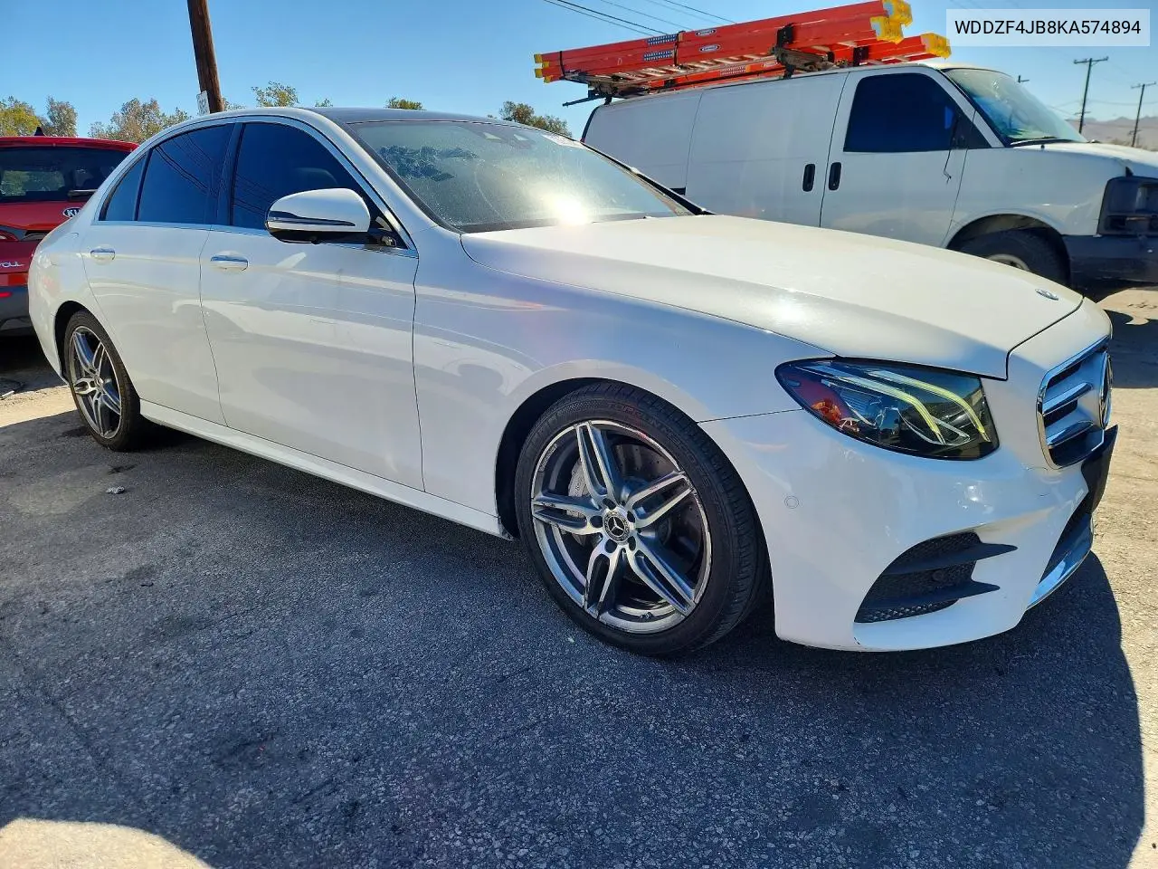 2019 MERCEDES E-KLASSE VIN WDDZF4JB8KA574894 — фото 4