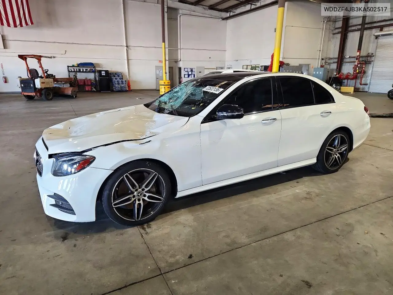 MERCEDES E-KLASSE 2019, VIN WDDZF4JB3KA502517