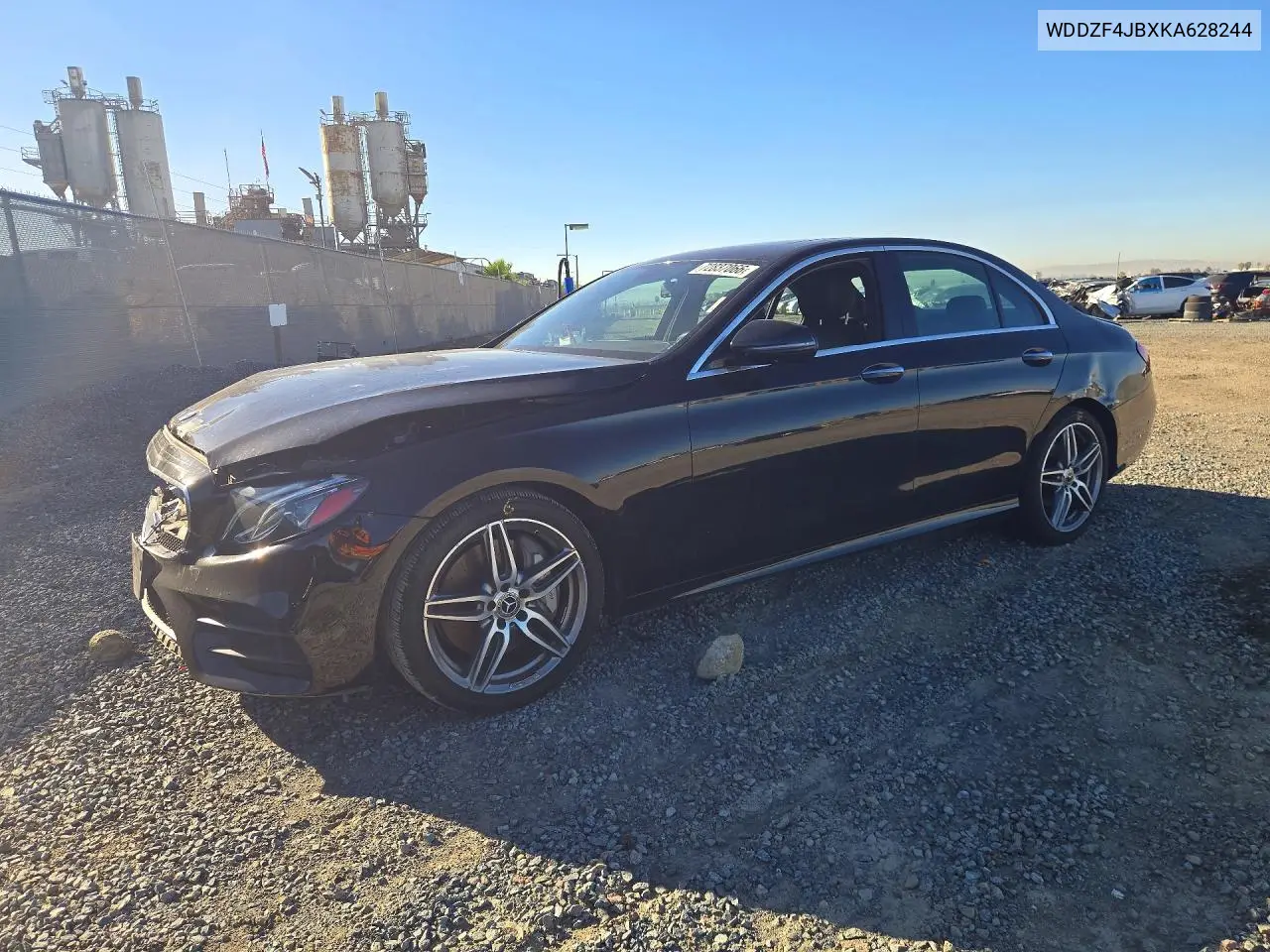 MERCEDES E-KLASSE 2019, VIN WDDZF4JBXKA628244