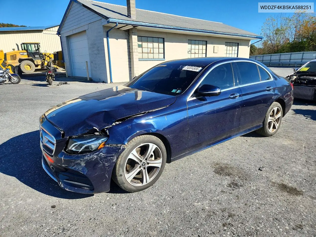 MERCEDES E-KLASSE 2019, VIN WDDZF4KB5KA588251