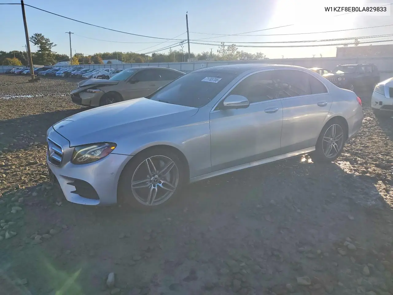 MERCEDES E-KLASSE 2020, VIN W1KZF8EB0LA829833