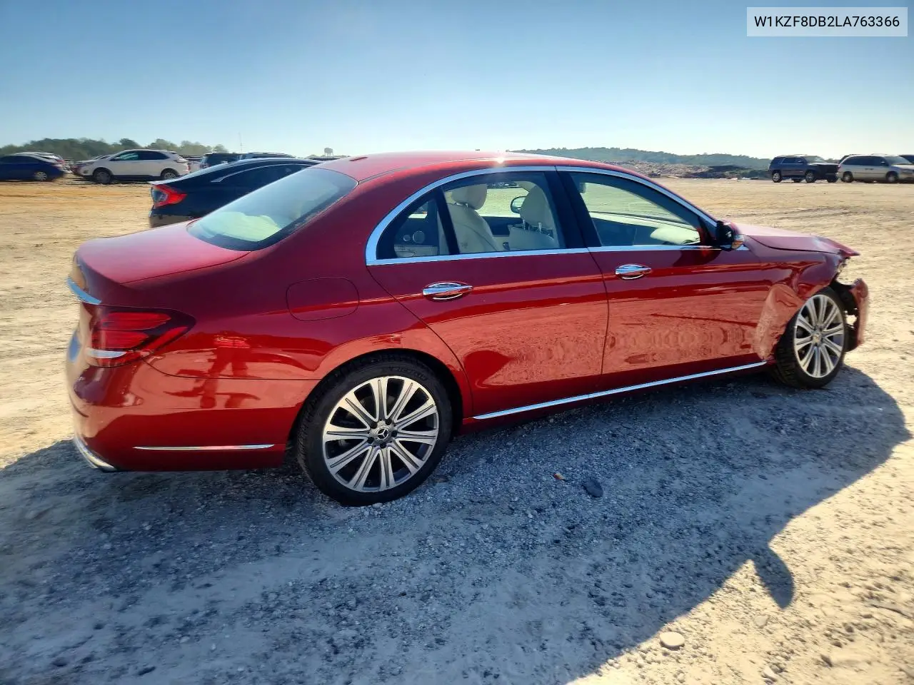 2020 MERCEDES E-KLASSE VIN W1KZF8DB2LA763366 — фото 3