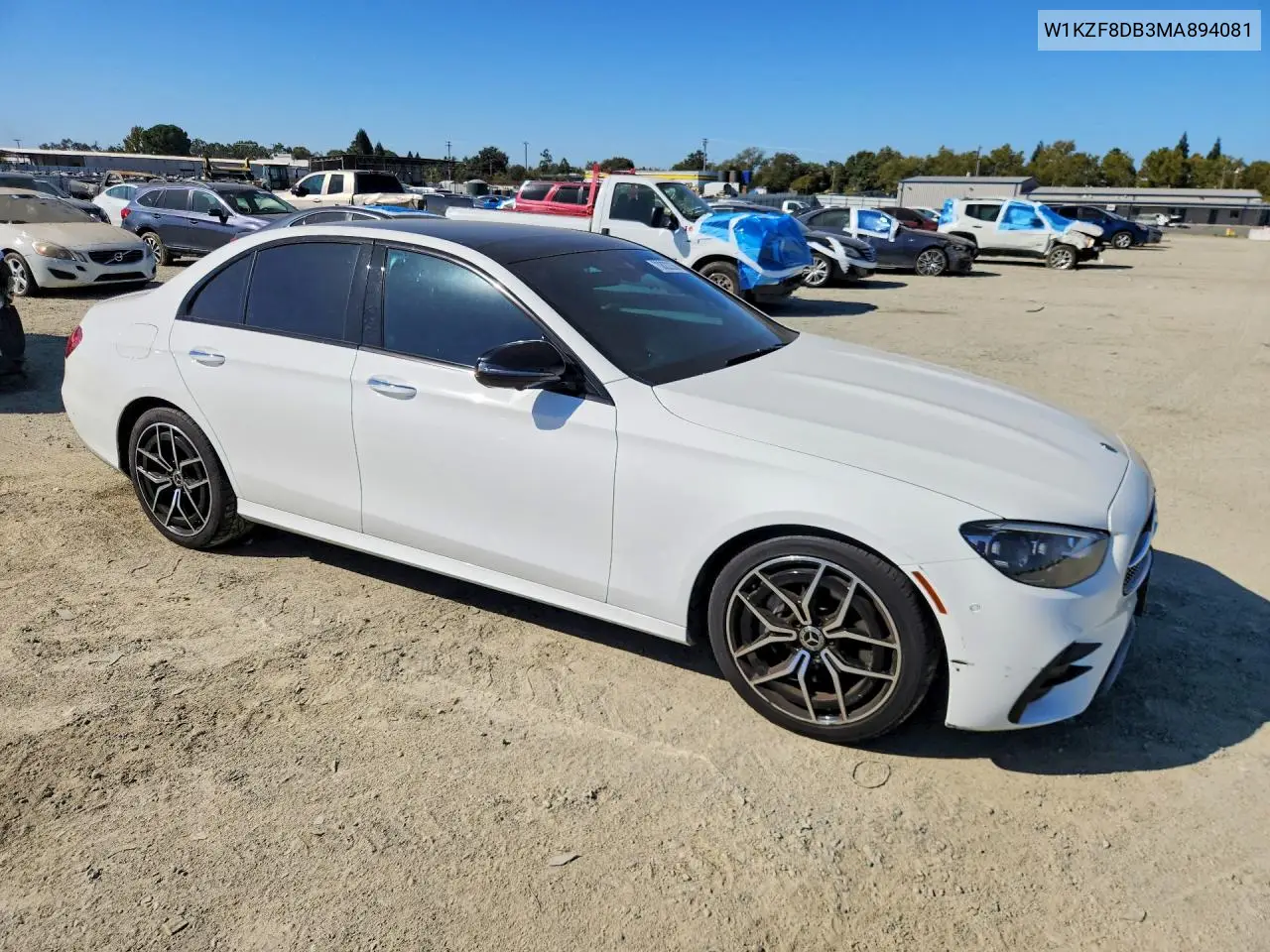 2021 MERCEDES E-KLASSE VIN W1KZF8DB3MA894081 — фото 4