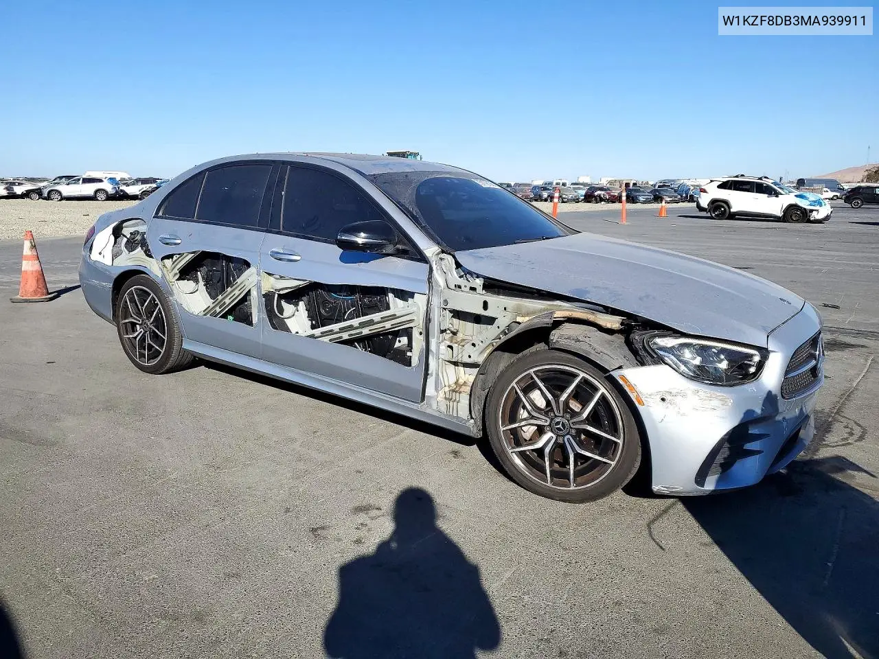 2021 MERCEDES E-KLASSE VIN W1KZF8DB3MA939911 — фото 4