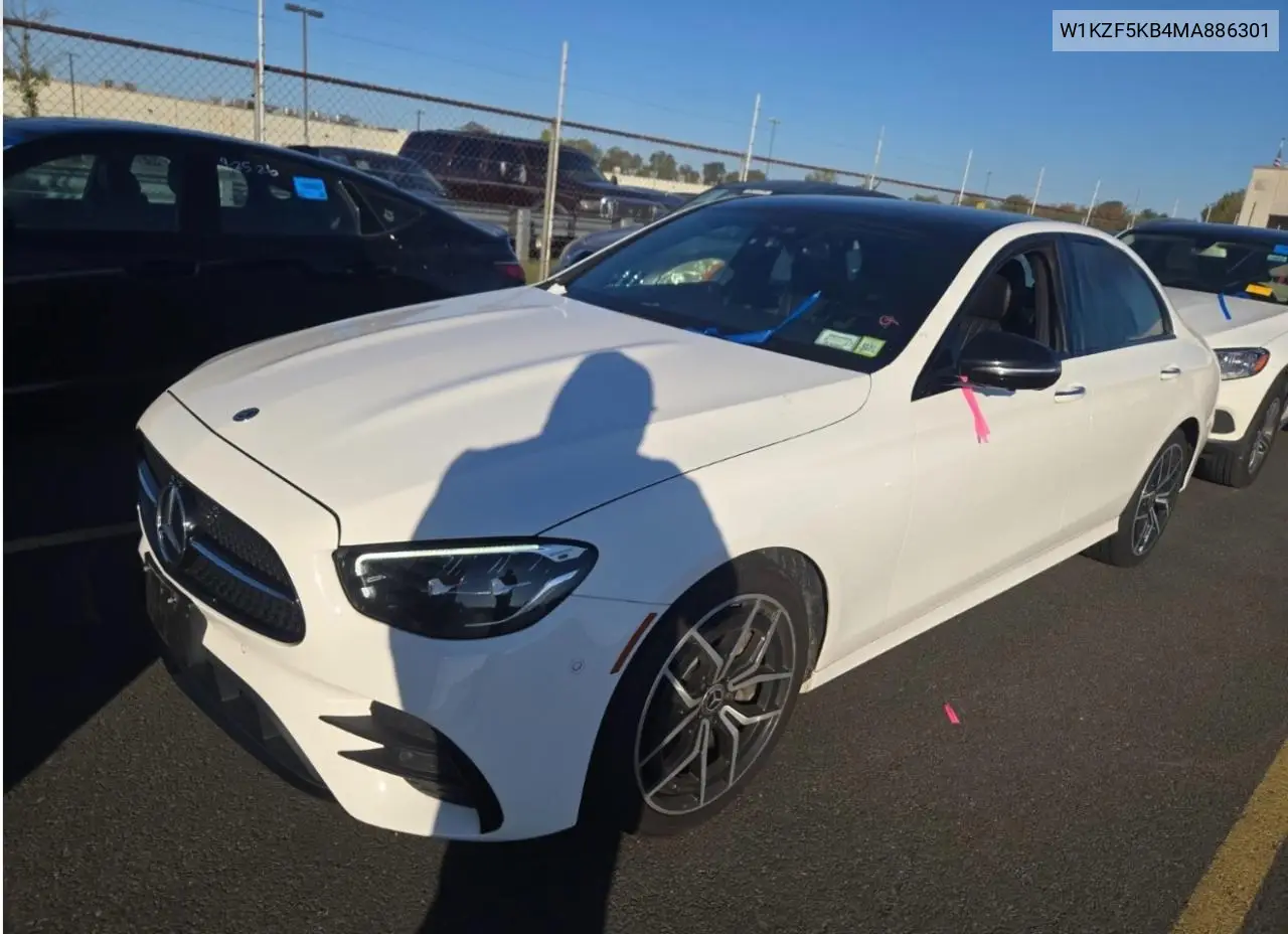 2021 MERCEDES E-KLASSE VIN W1KZF5KB4MA886301 — фото 2
