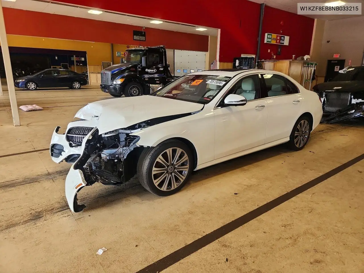 MERCEDES E-KLASSE 2022, VIN W1KZF8EB8NB033215