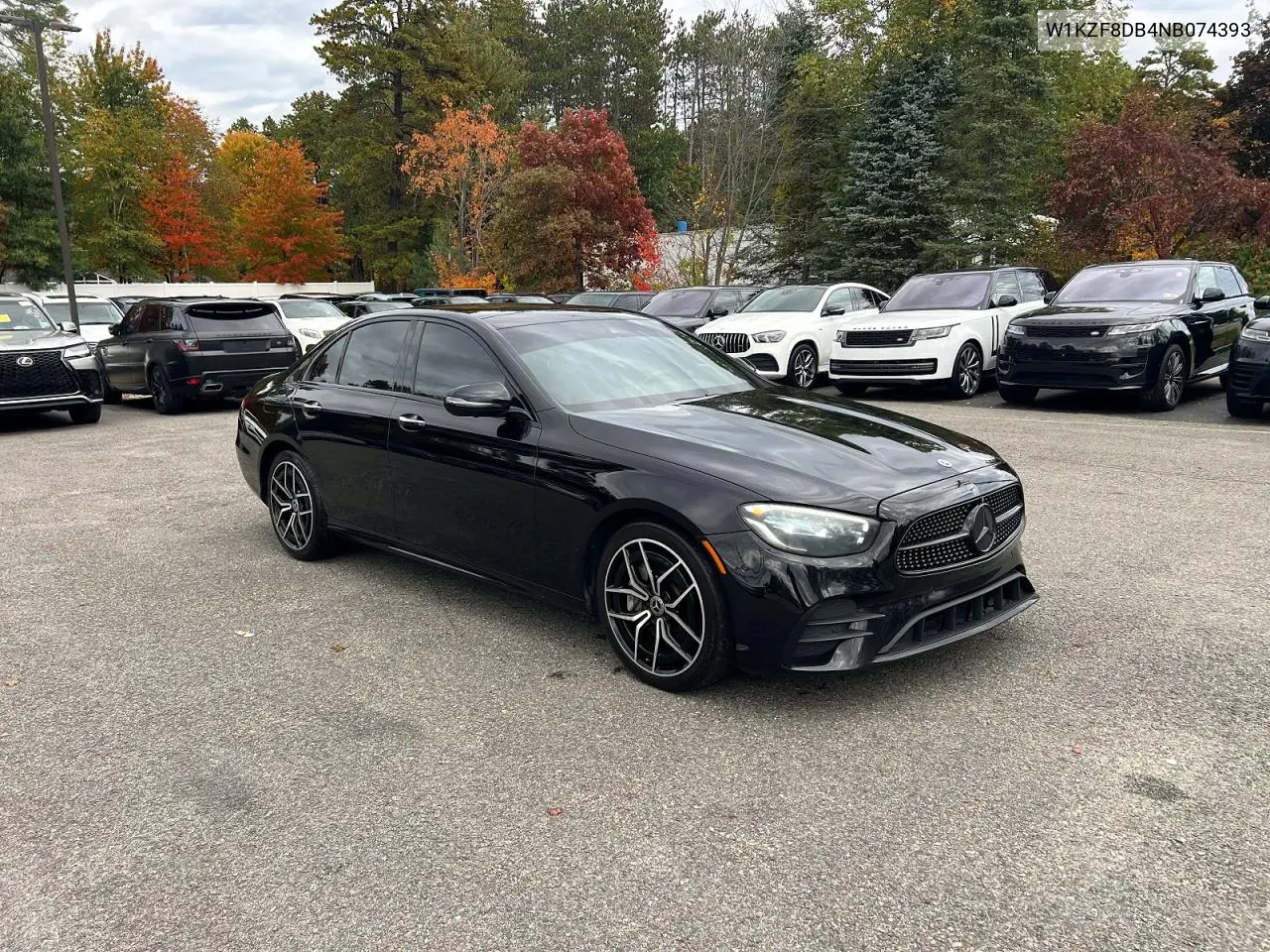 MERCEDES E-KLASSE 2022, VIN W1KZF8DB4NB074393