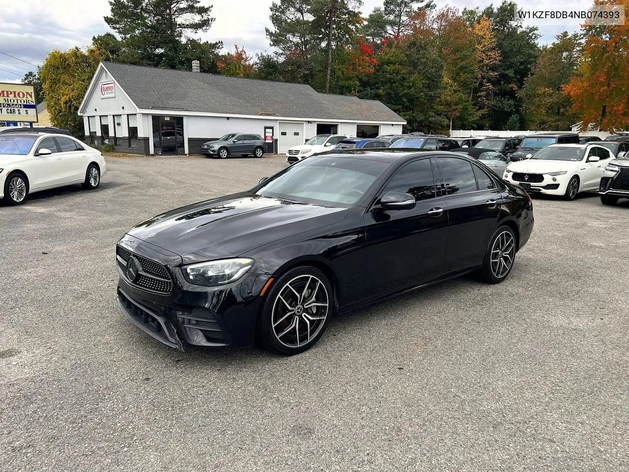2022 MERCEDES E-KLASSE VIN W1KZF8DB4NB074393 — фото 2