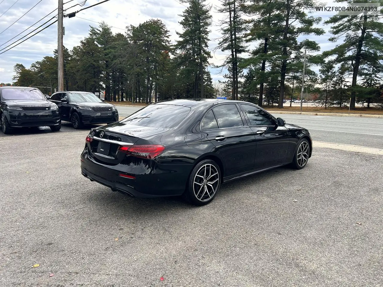 2022 MERCEDES E-KLASSE VIN W1KZF8DB4NB074393 — фото 4