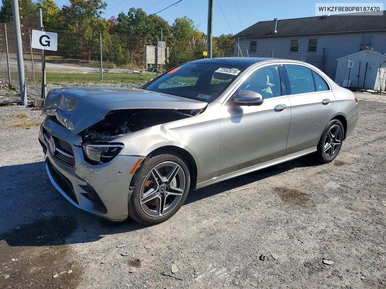 MERCEDES E-KLASSE 2023, VIN W1KZF8EB0PB187470