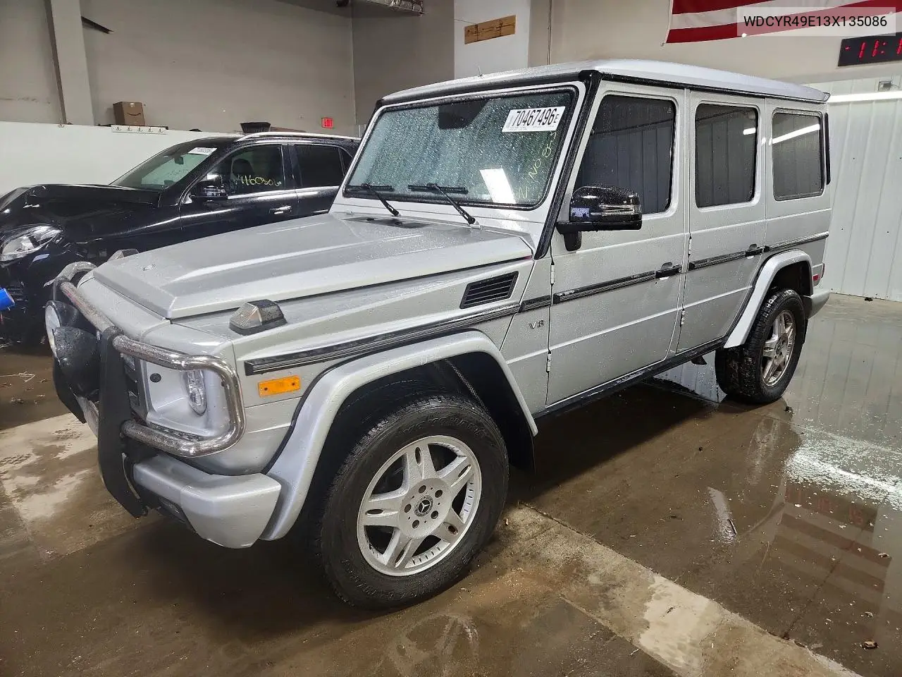 MERCEDES G-KLASSE 2003, VIN WDCYR49E13X135086