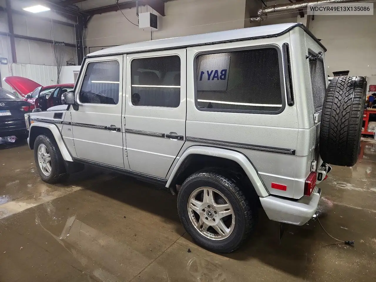 2003 MERCEDES G-KLASSE VIN WDCYR49E13X135086 — фото 2