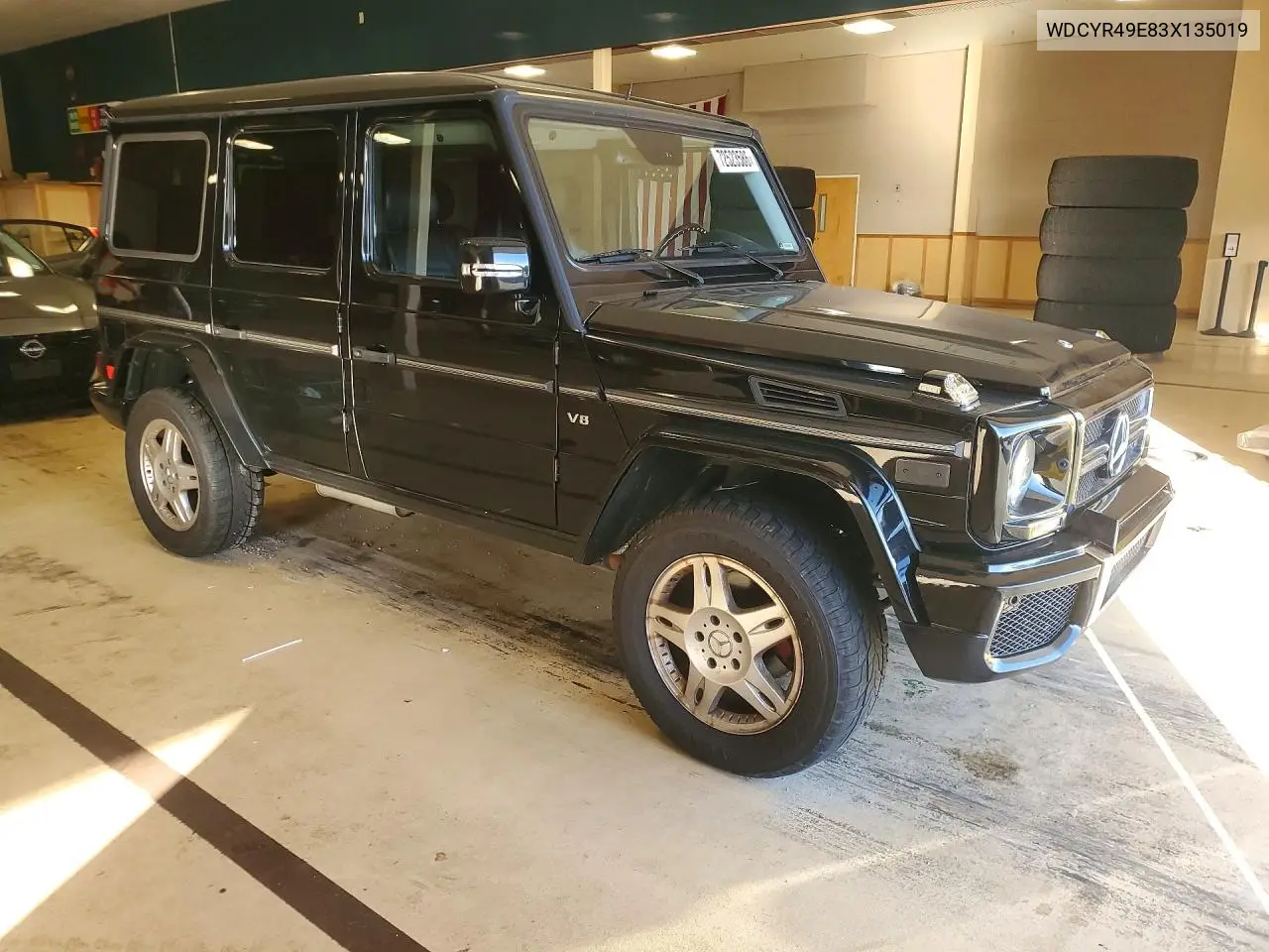 2003 MERCEDES G-KLASSE VIN WDCYR49E83X135019 — фото 4