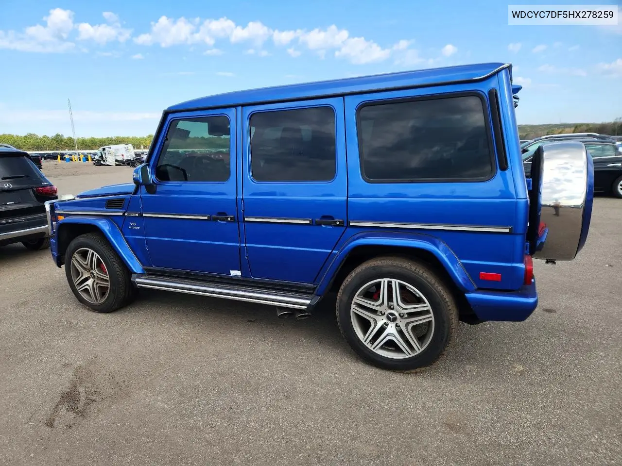 2017 MERCEDES G-KLASSE VIN WDCYC7DF5HX278259 — фото 2