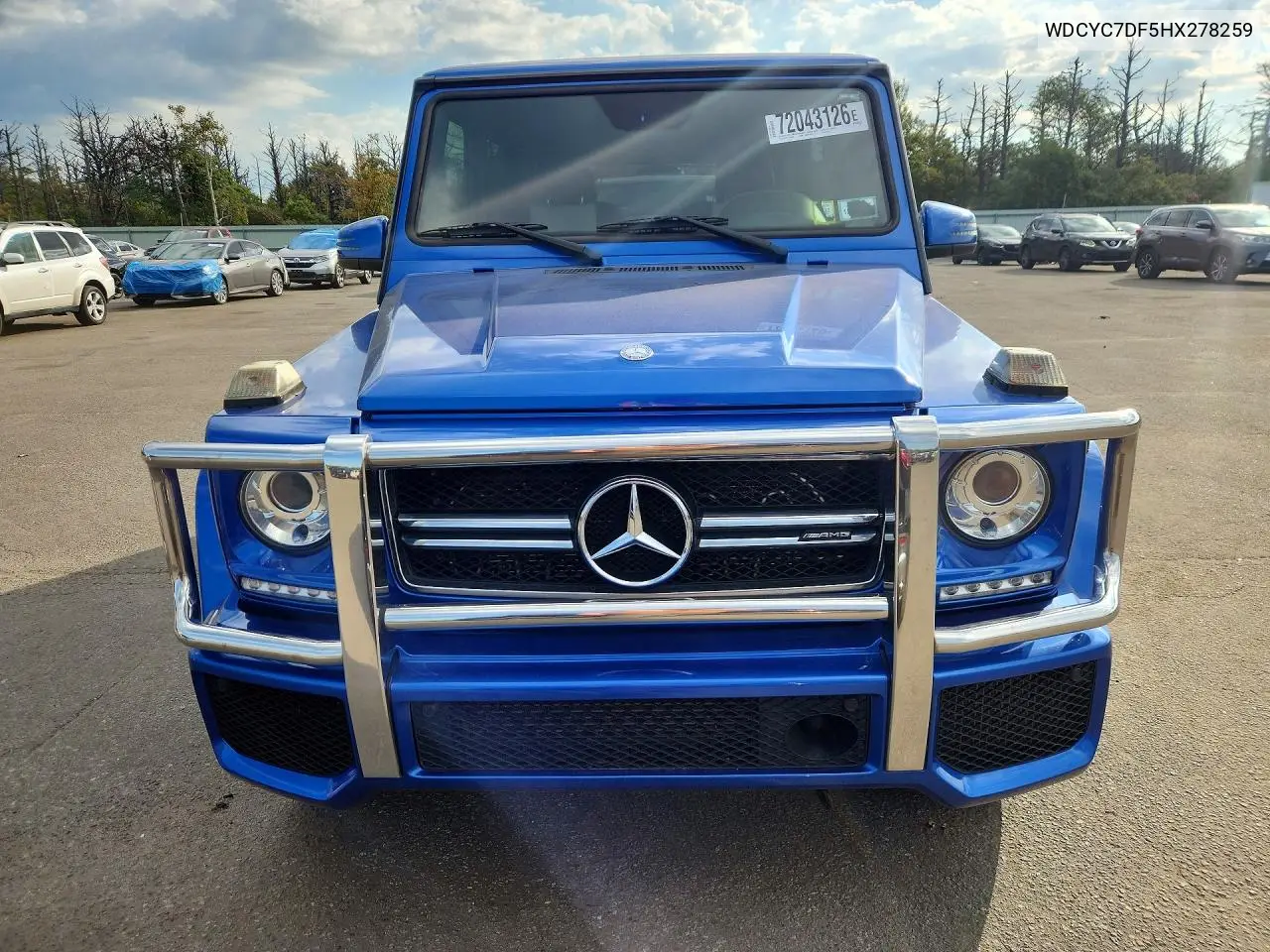 2017 MERCEDES G-KLASSE VIN WDCYC7DF5HX278259 — фото 5