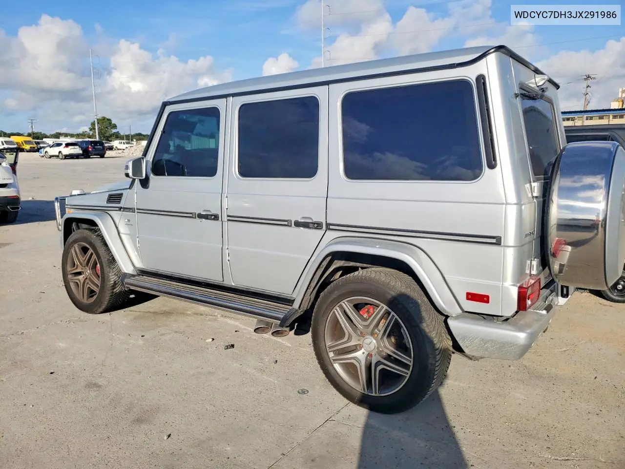 2018 MERCEDES G-KLASSE VIN WDCYC7DH3JX291986 — фото 2