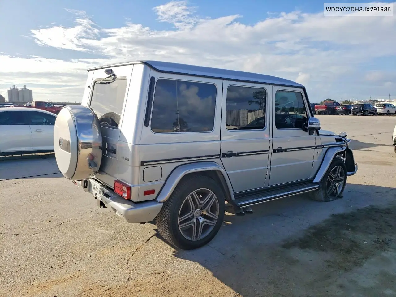 2018 MERCEDES G-KLASSE VIN WDCYC7DH3JX291986 — фото 3