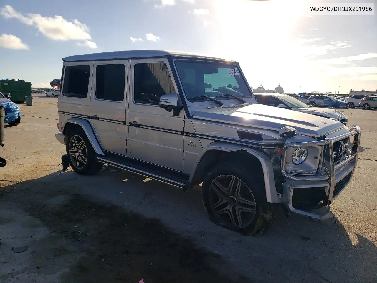 2018 MERCEDES G-KLASSE VIN WDCYC7DH3JX291986 — фото 4