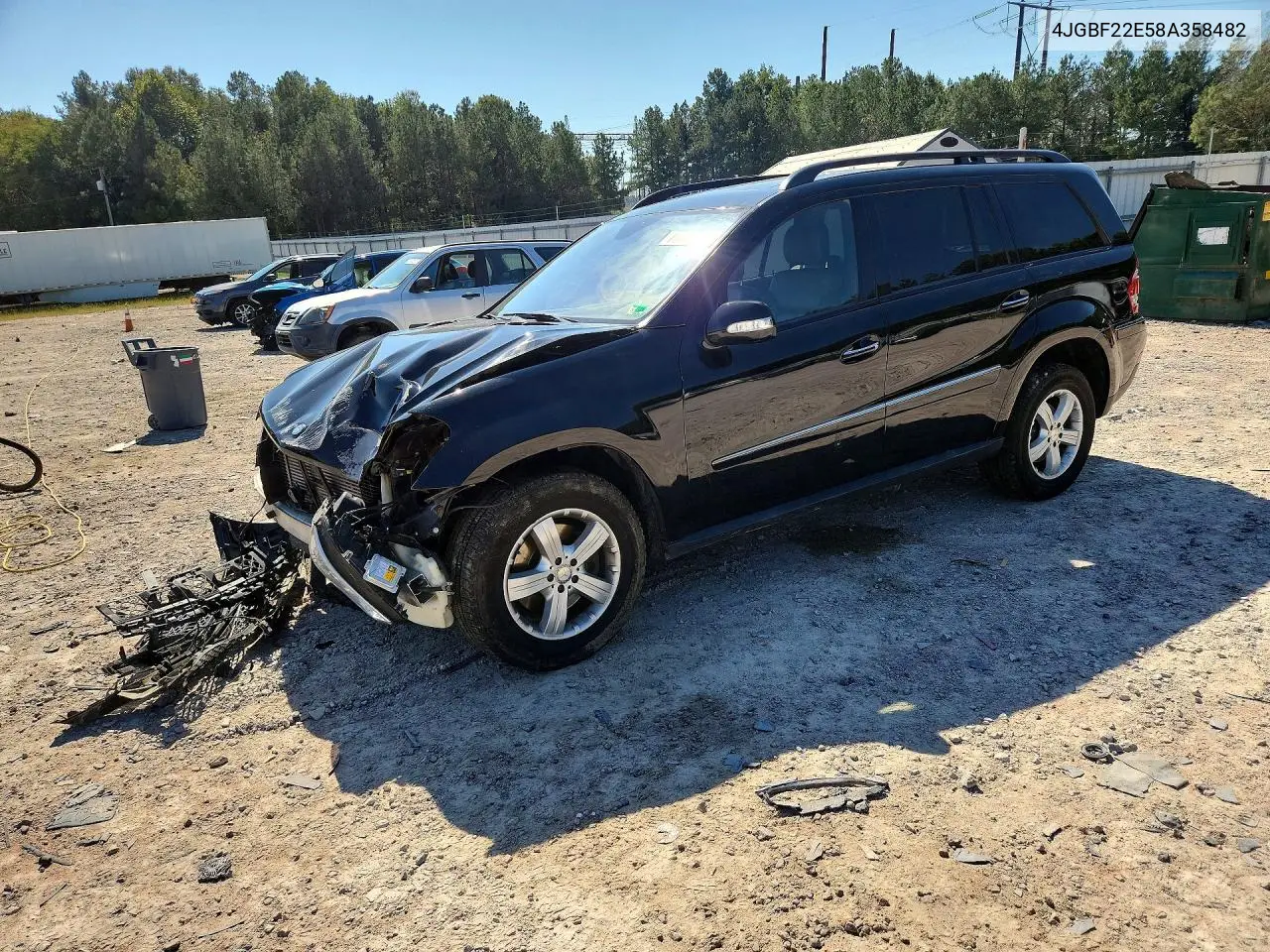 MERCEDES GL-KLASSE 2008, VIN 4JGBF22E58A358482