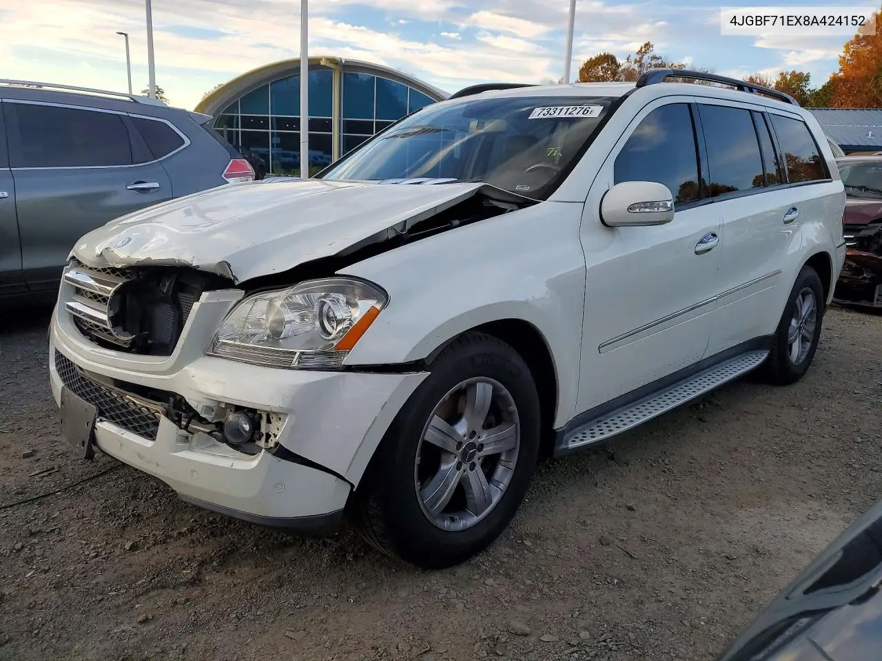 MERCEDES GL-KLASSE 2008, VIN 4JGBF71EX8A424152