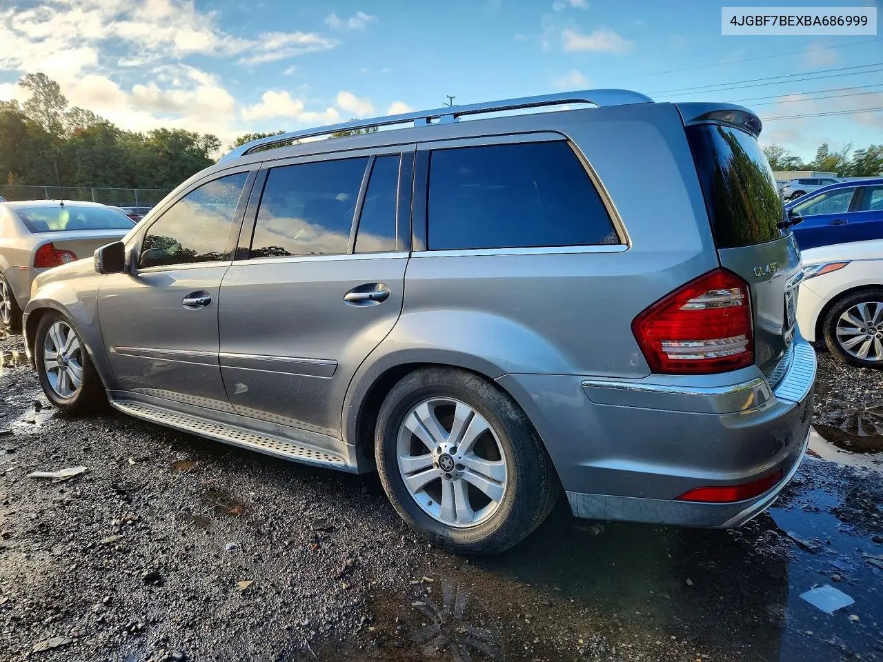 2011 MERCEDES GL-KLASSE VIN 4JGBF7BEXBA686999 — фото 2
