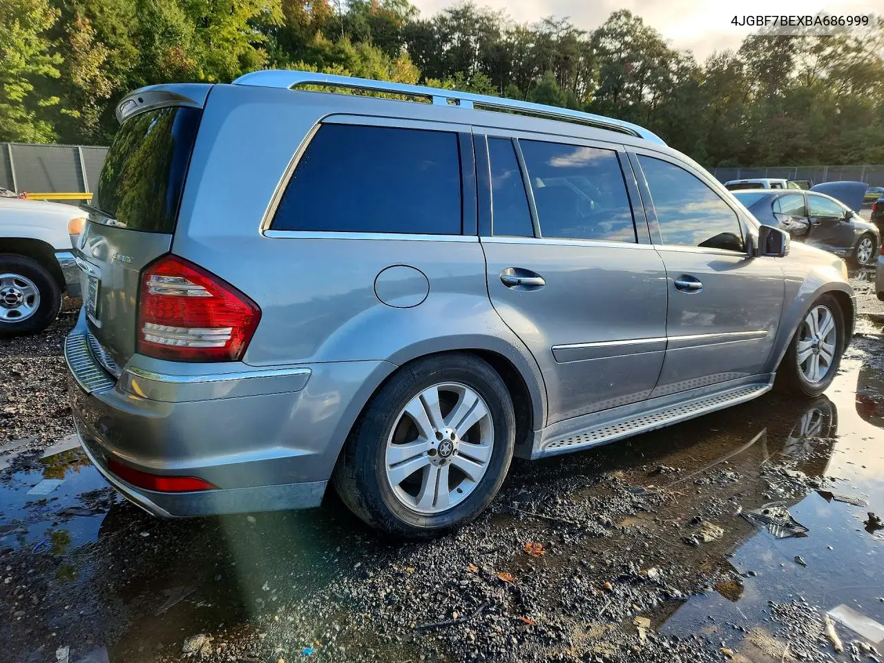 2011 MERCEDES GL-KLASSE VIN 4JGBF7BEXBA686999 — фото 3