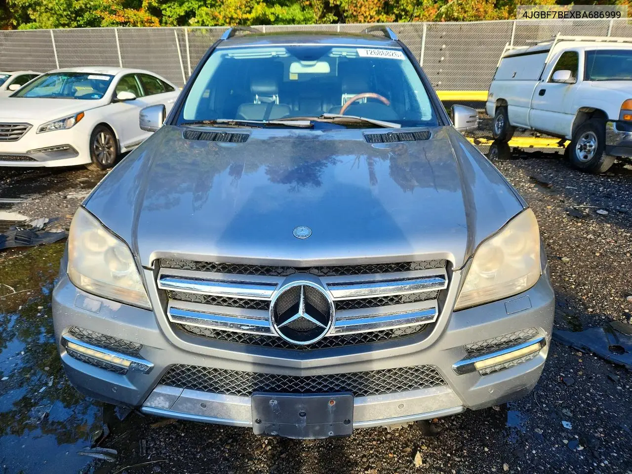 2011 MERCEDES GL-KLASSE VIN 4JGBF7BEXBA686999 — фото 5