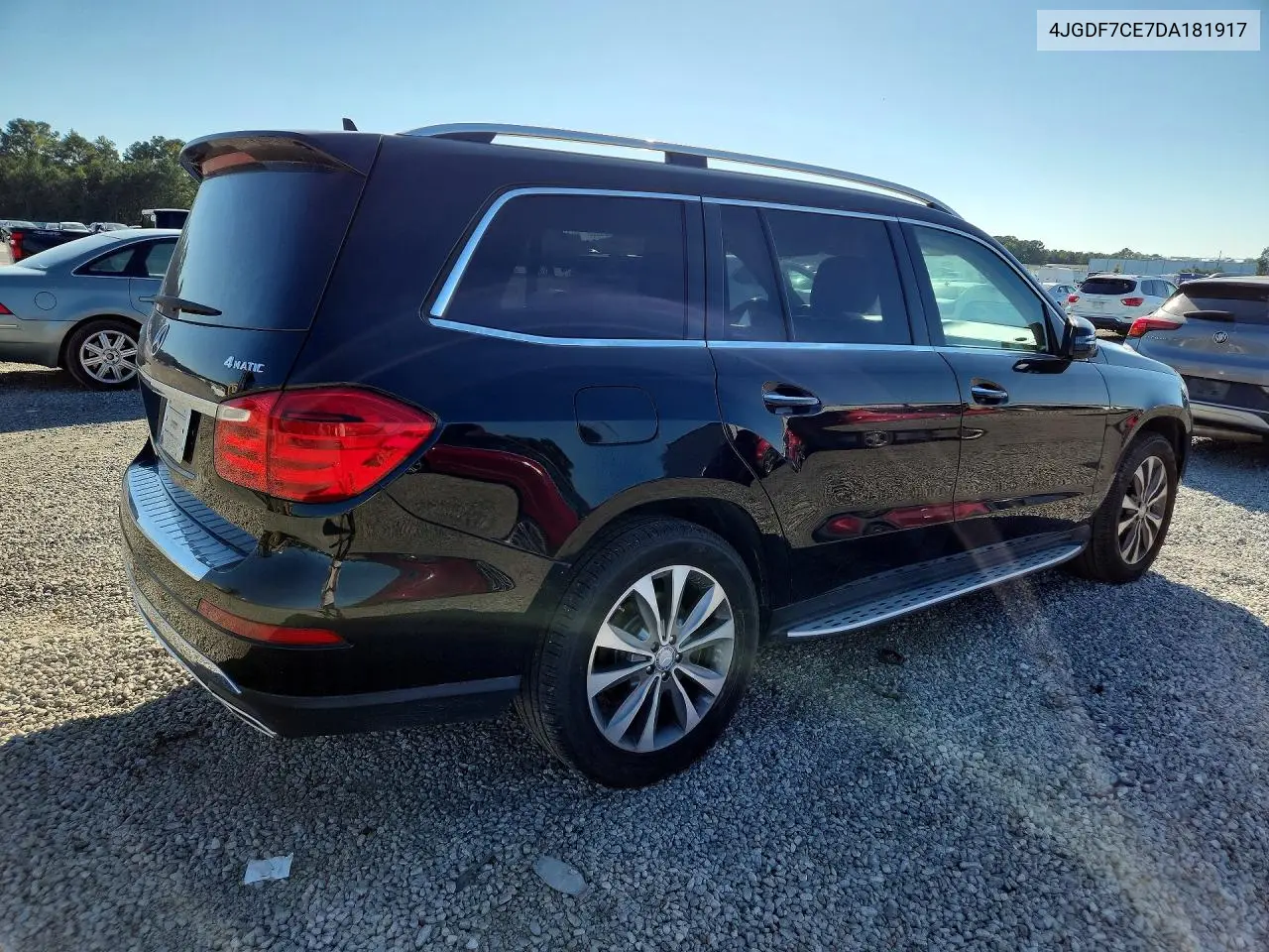 2013 MERCEDES GL-KLASSE VIN 4JGDF7CE7DA181917 — фото 3