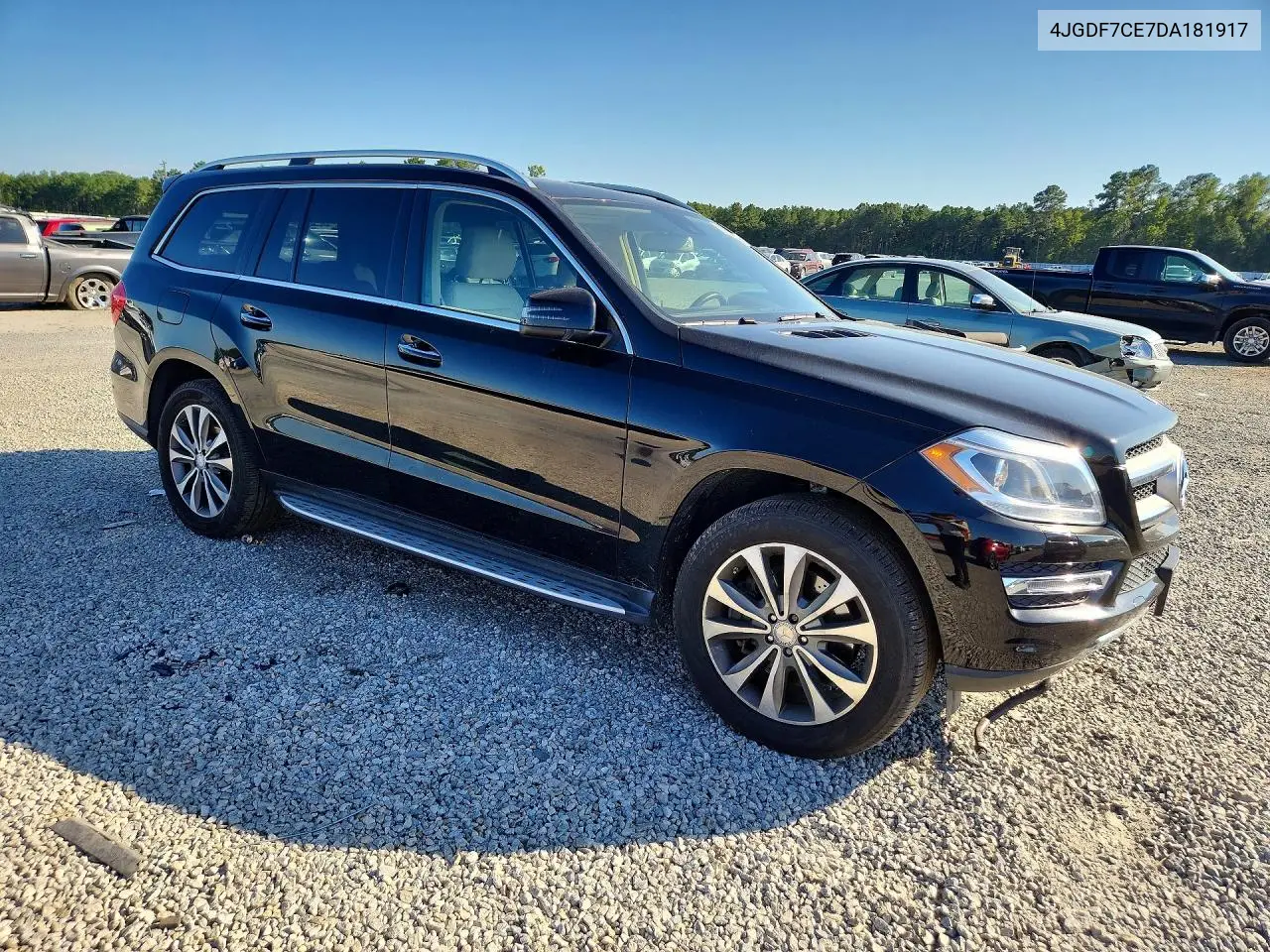2013 MERCEDES GL-KLASSE VIN 4JGDF7CE7DA181917 — фото 4