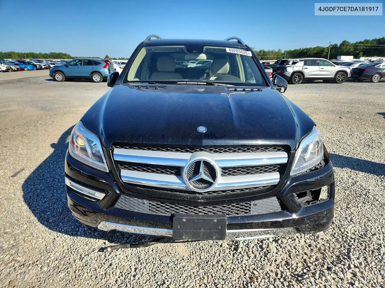 2013 MERCEDES GL-KLASSE VIN 4JGDF7CE7DA181917 — фото 5