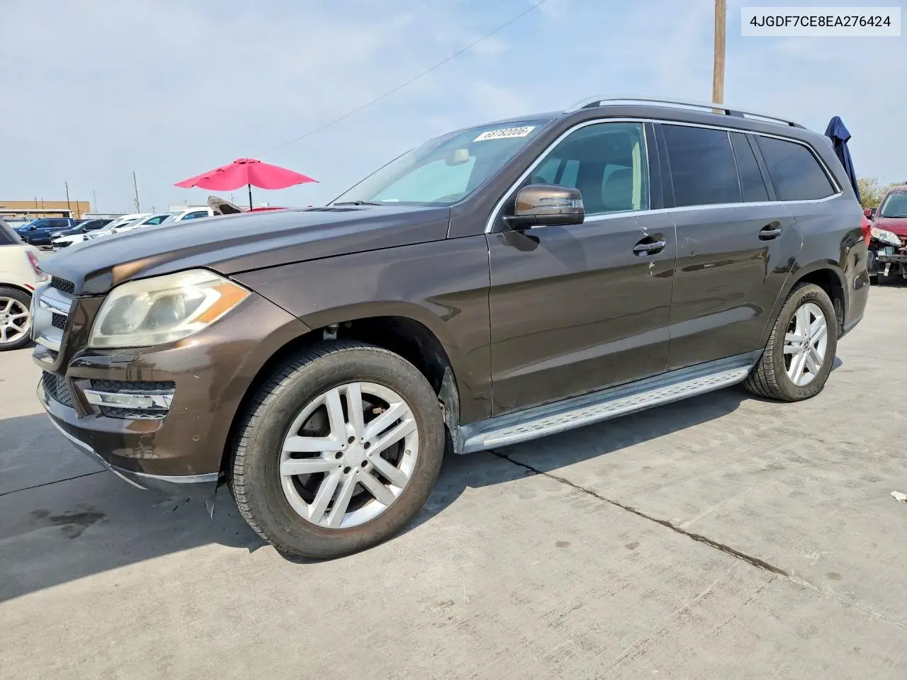 MERCEDES GL-KLASSE 2014, VIN 4JGDF7CE8EA276424
