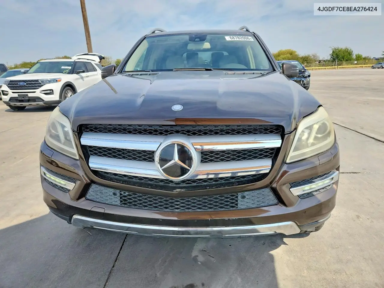 2014 MERCEDES GL-KLASSE VIN 4JGDF7CE8EA276424 — фото 5