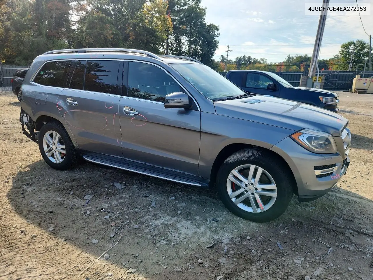 2014 MERCEDES GL-KLASSE VIN 4JGDF7CE4EA272953 — фото 4