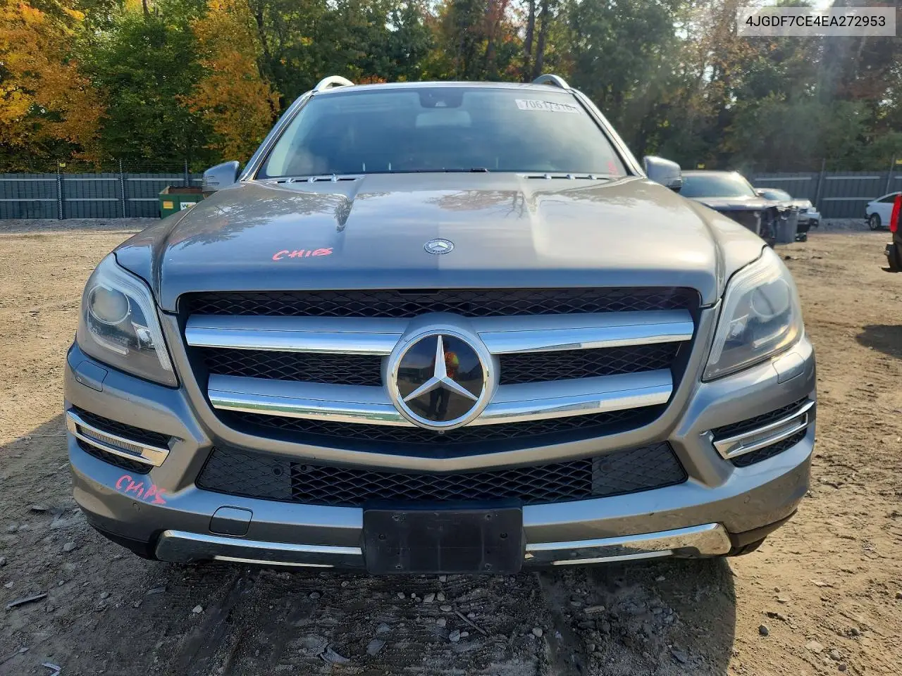 2014 MERCEDES GL-KLASSE VIN 4JGDF7CE4EA272953 — фото 5