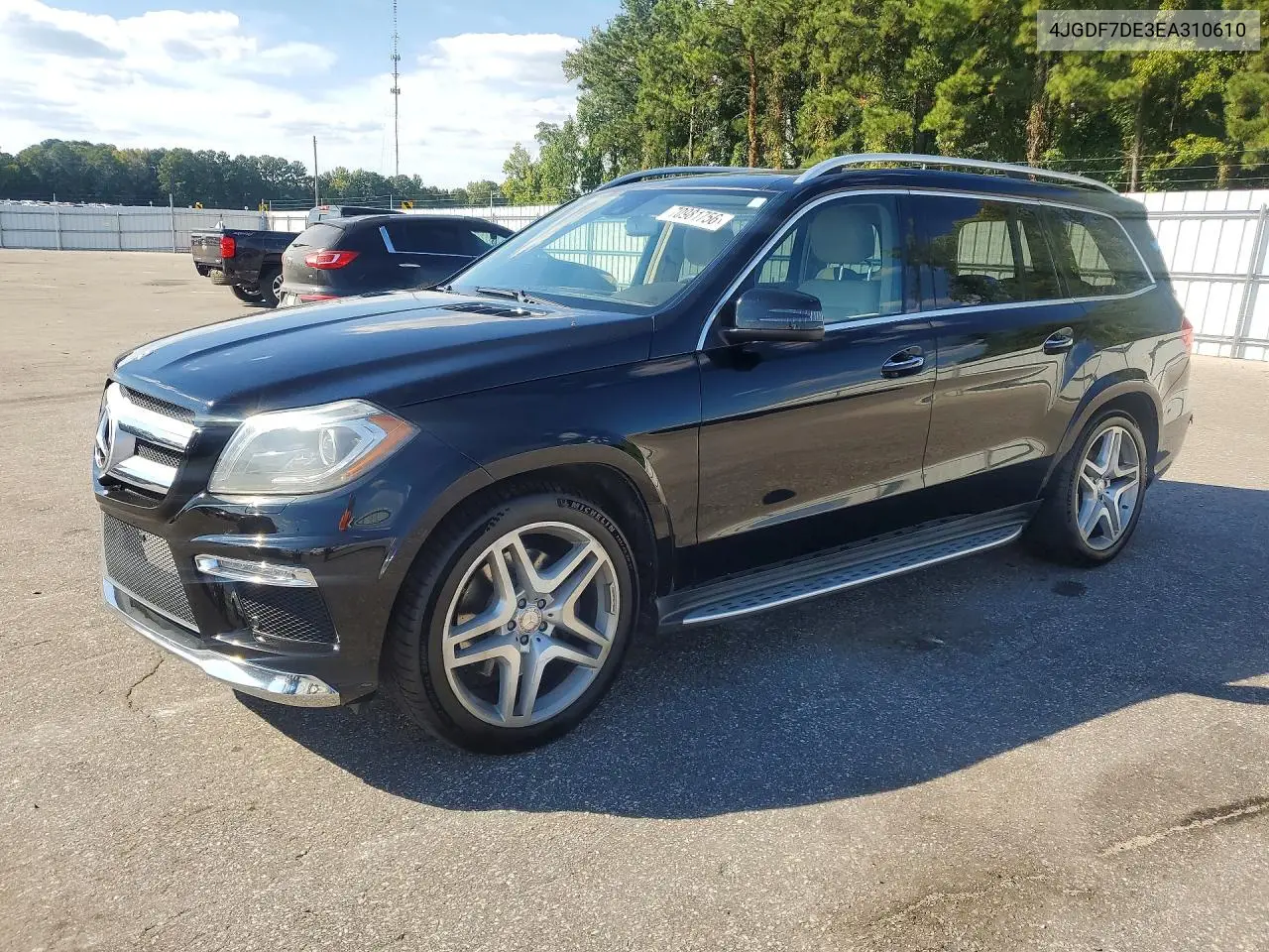 MERCEDES GL-KLASSE 2014, VIN 4JGDF7DE3EA310610