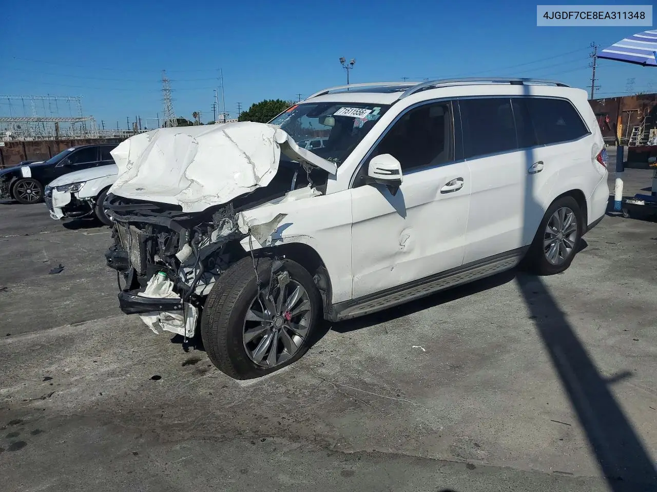 MERCEDES GL-KLASSE 2014, VIN 4JGDF7CE8EA311348