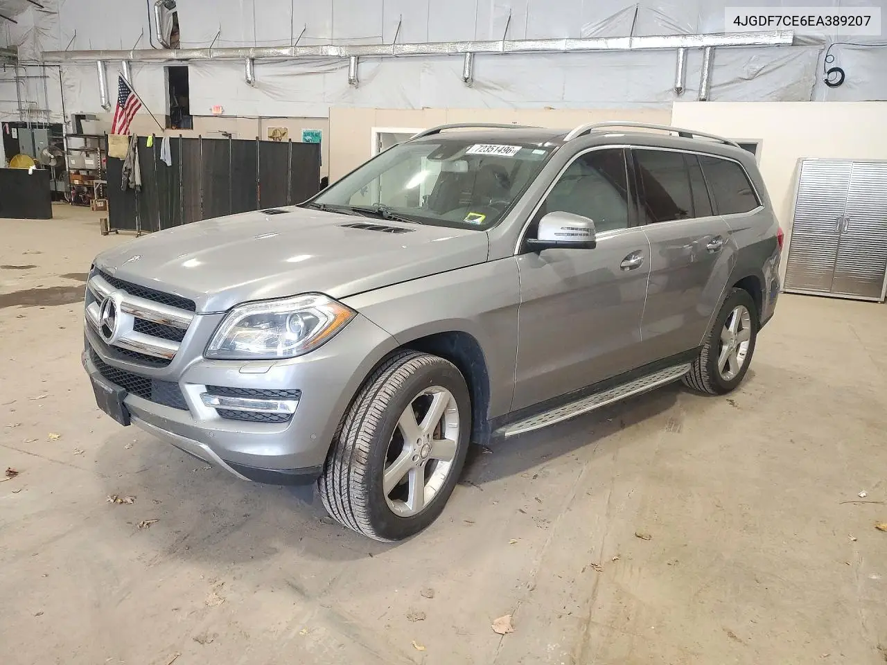 MERCEDES GL-KLASSE 2014, VIN 4JGDF7CE6EA389207