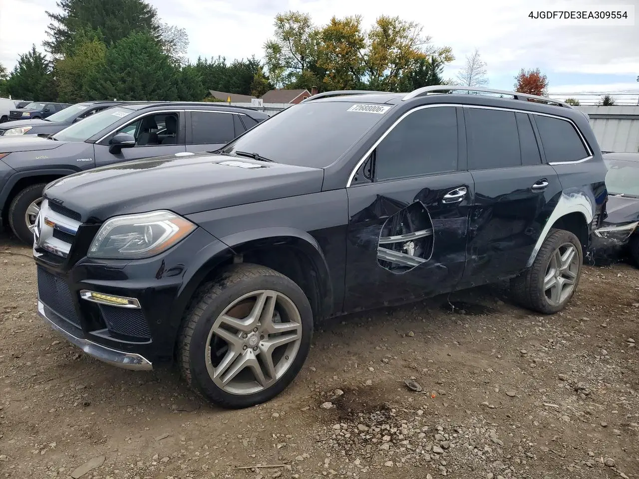 MERCEDES GL-KLASSE 2014, VIN 4JGDF7DE3EA309554