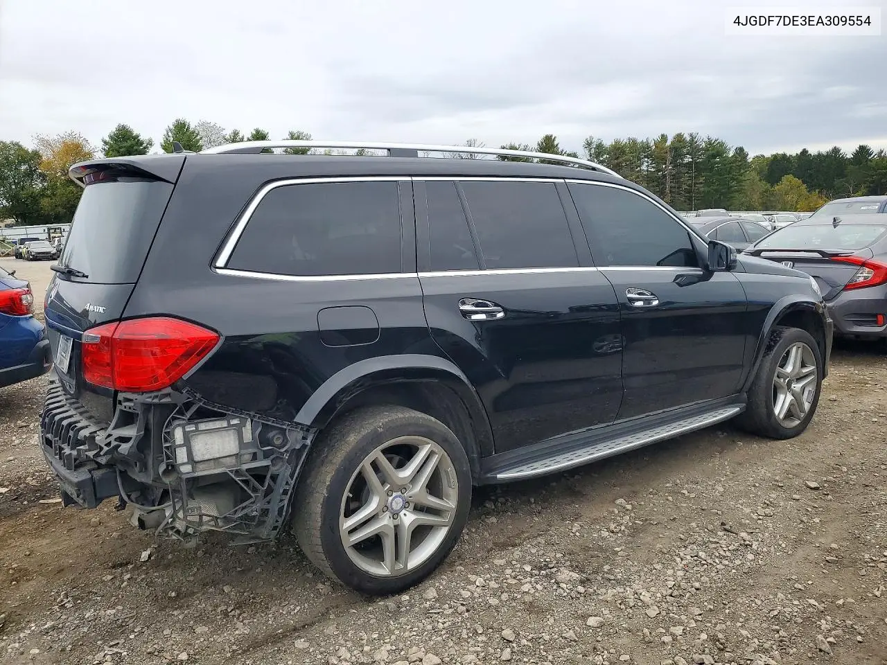 2014 MERCEDES GL-KLASSE VIN 4JGDF7DE3EA309554 — фото 3