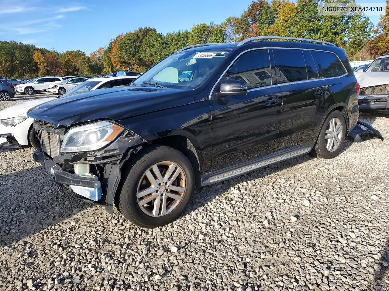 MERCEDES GL-KLASSE 2014, VIN 4JGDF7CEXEA424718
