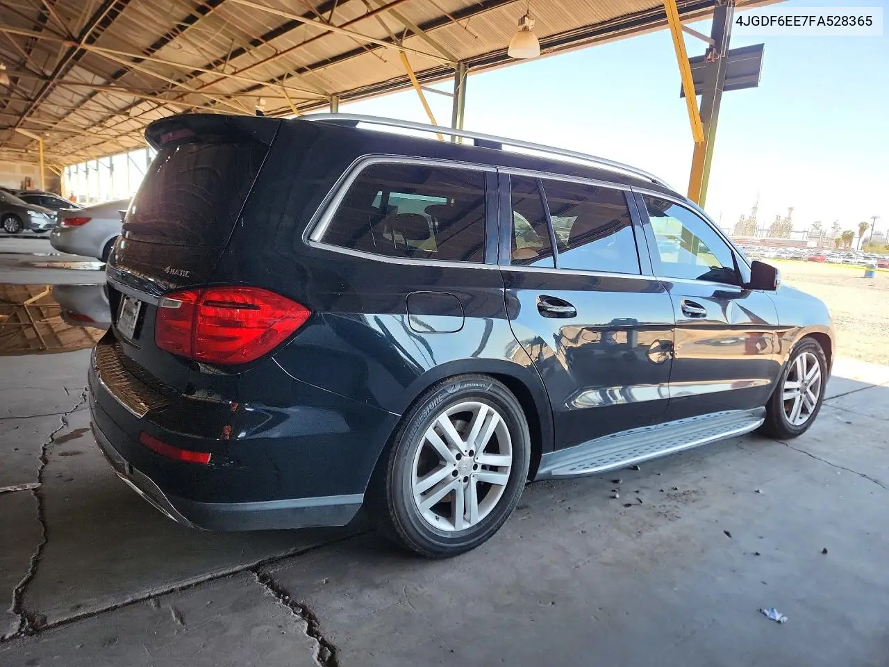 2015 MERCEDES GL-KLASSE VIN 4JGDF6EE7FA528365 — фото 3