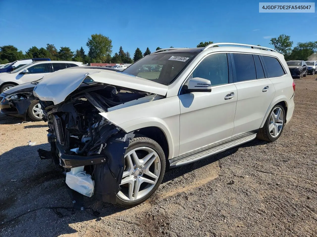 MERCEDES GL-KLASSE 2015, VIN 4JGDF7DE2FA545047