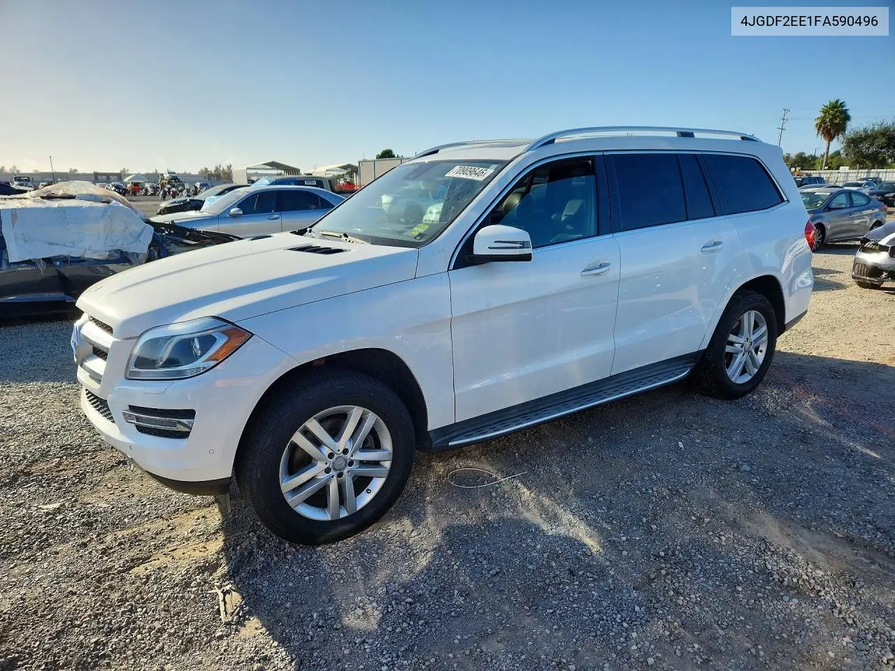 MERCEDES GL-KLASSE 2015, VIN 4JGDF2EE1FA590496