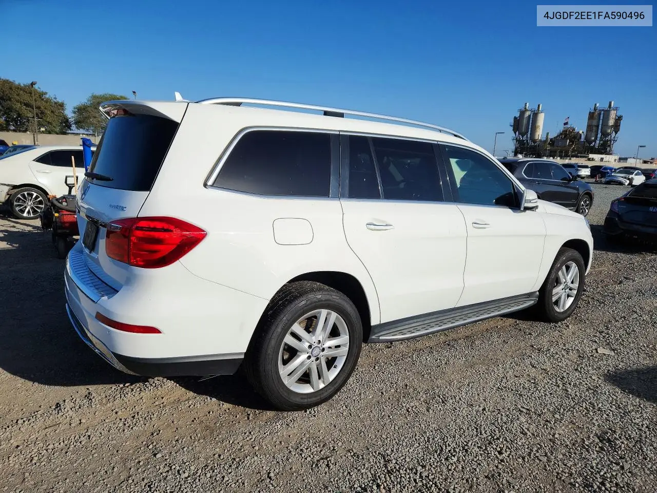 2015 MERCEDES GL-KLASSE VIN 4JGDF2EE1FA590496 — фото 3