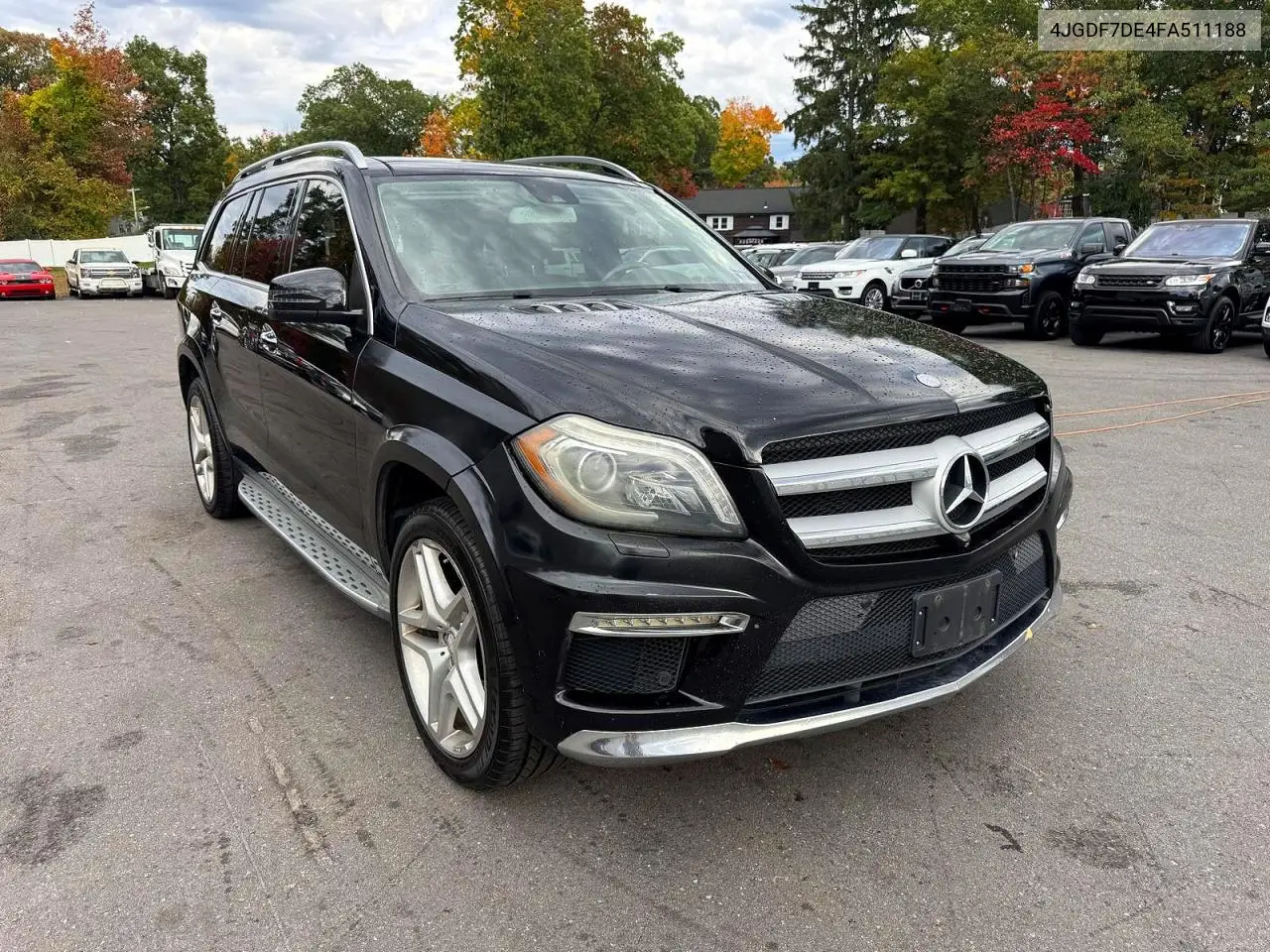2015 MERCEDES GL-KLASSE VIN 4JGDF7DE4FA511188 — фото 4