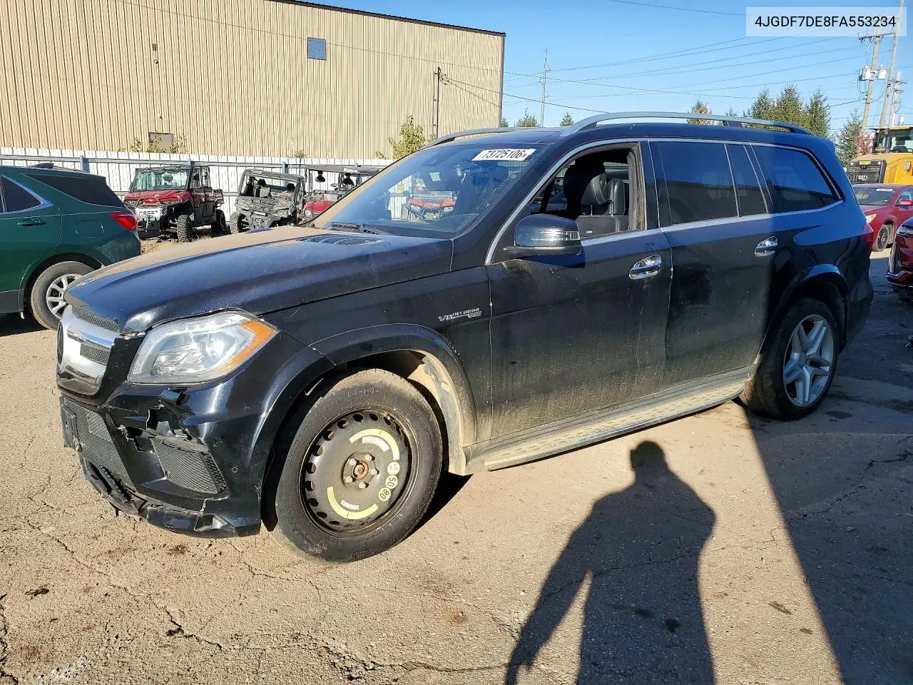 MERCEDES GL-KLASSE 2015, VIN 4JGDF7DE8FA553234