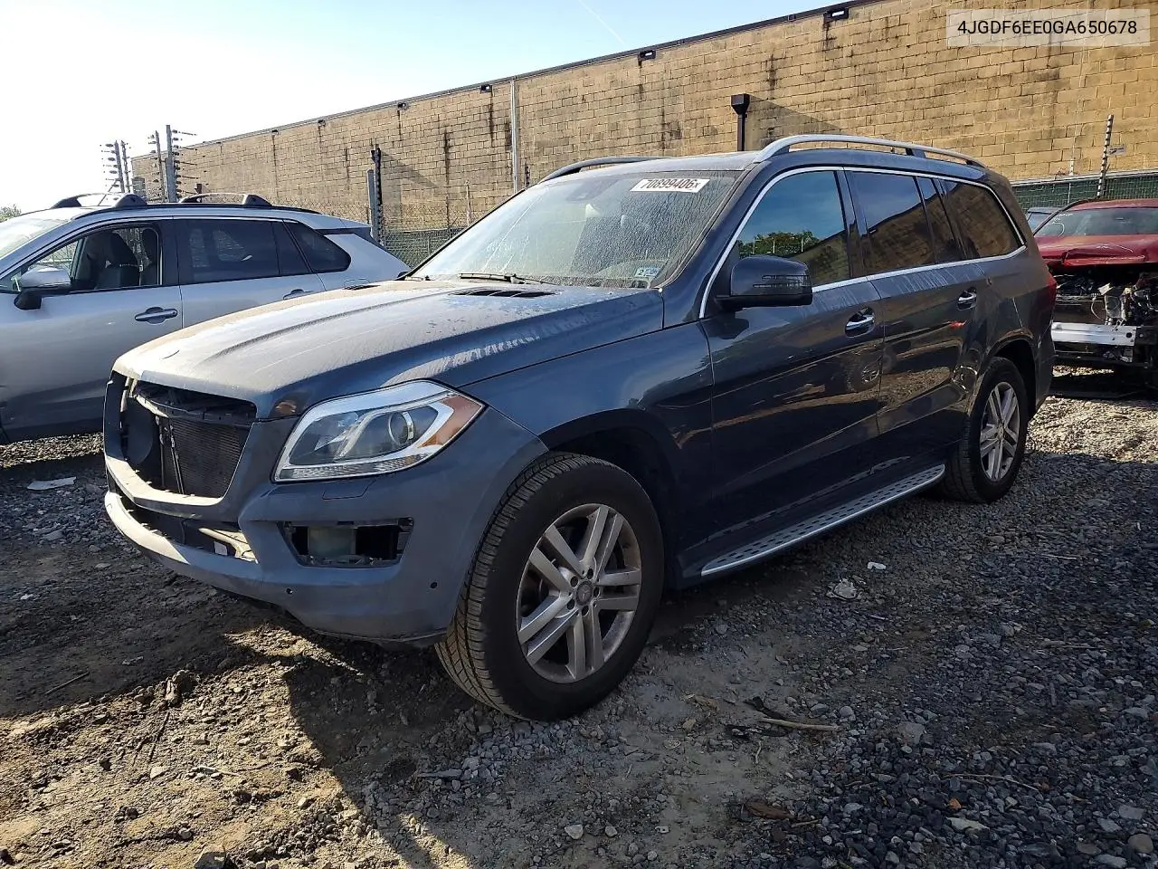 MERCEDES GL-KLASSE 2016, VIN 4JGDF6EE0GA650678