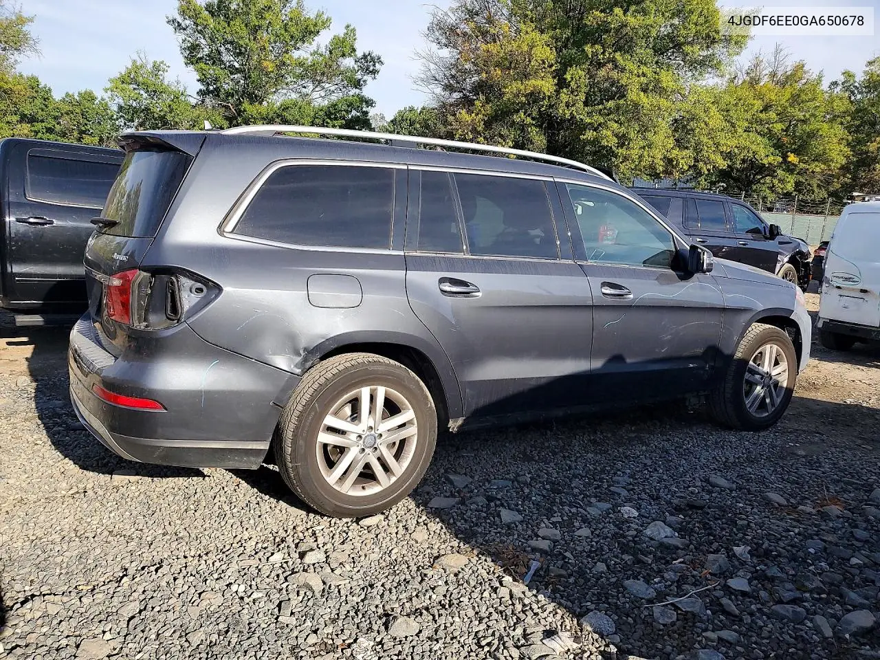 2016 MERCEDES GL-KLASSE VIN 4JGDF6EE0GA650678 — фото 3