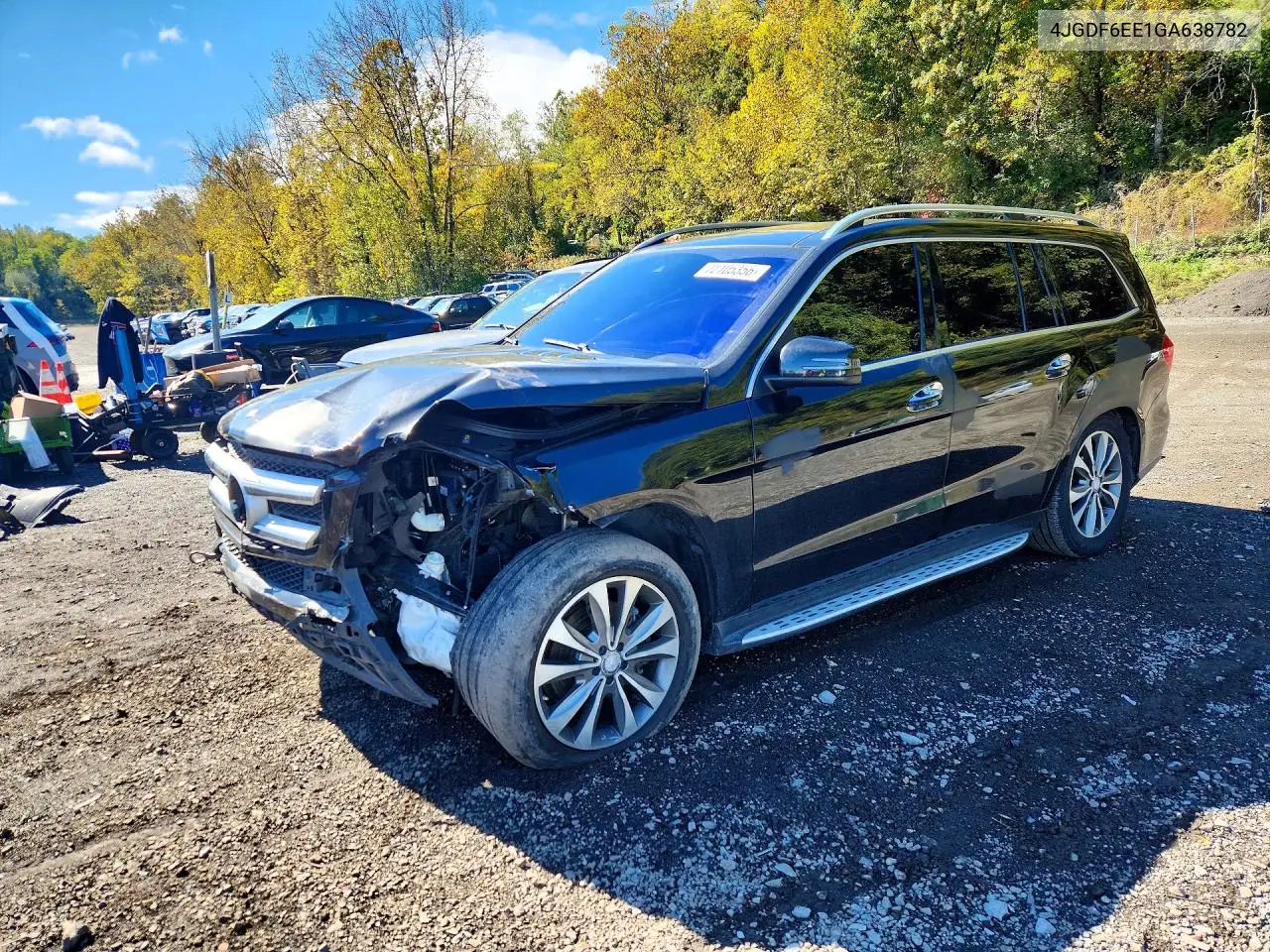 MERCEDES GL-KLASSE 2016, VIN 4JGDF6EE1GA638782